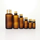 200ml 100ml 50ml 30ml 15ml 10ml frosted amber glass bottle with various lids for essential oil